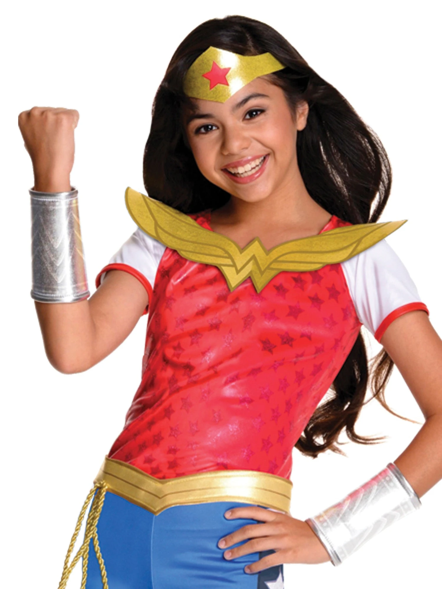 Girls' DC Super Hero Girls Wonder Woman Costume - Deluxe 2 Girls' DC Super Hero Girls Wonder Woman Costume - Deluxe - Image 2