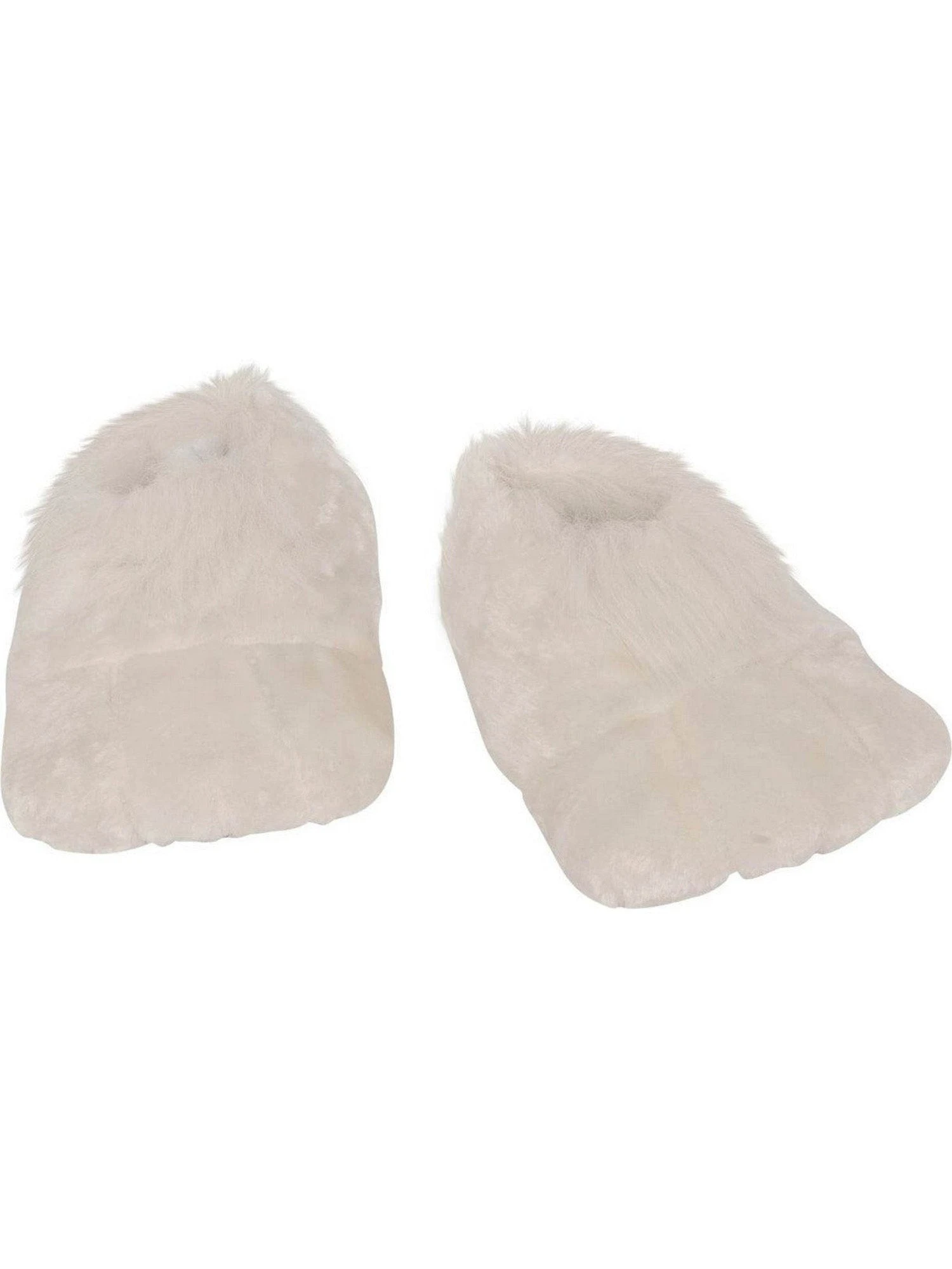 Adult White Fluffy Bunny Slippers 1 Adult White Fluffy Bunny Slippers