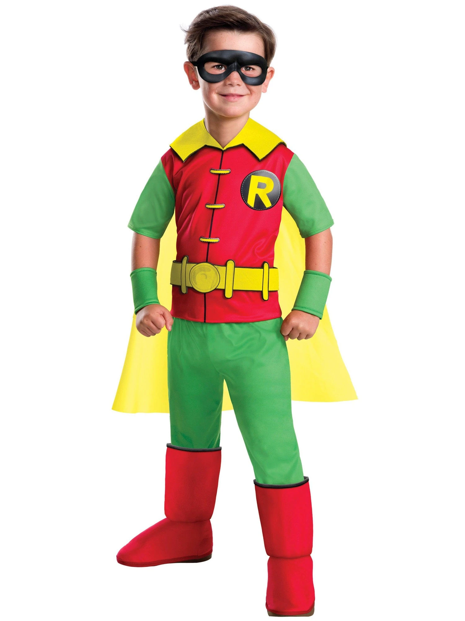 Kids Robin DC Comics Costume Deluxe 1 Kids Robin DC Comics Costume Deluxe