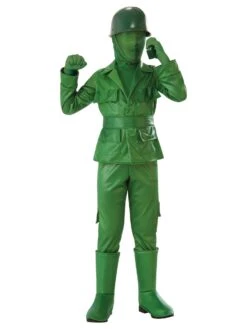 Green Army Boy Costume For Boys