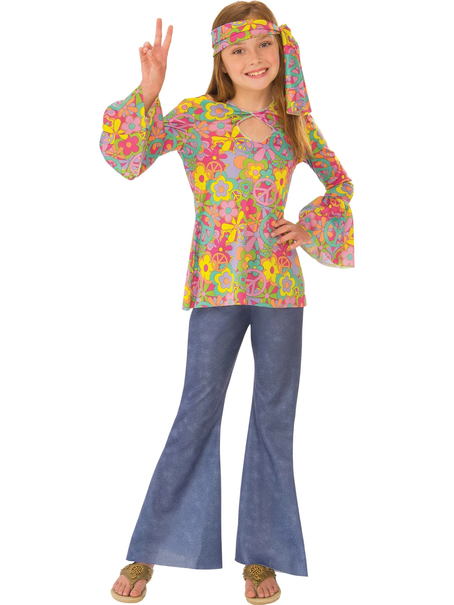 Flower Child Costume For Girls 1 Flower Child Costume For Girls