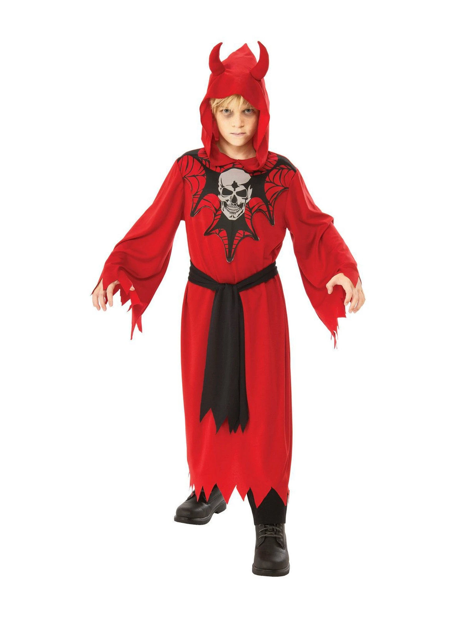 Boys Skeleton Robe Costume 1 Boys Skeleton Robe Costume