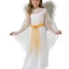 Deluxe Girls' Lace Angel Costume