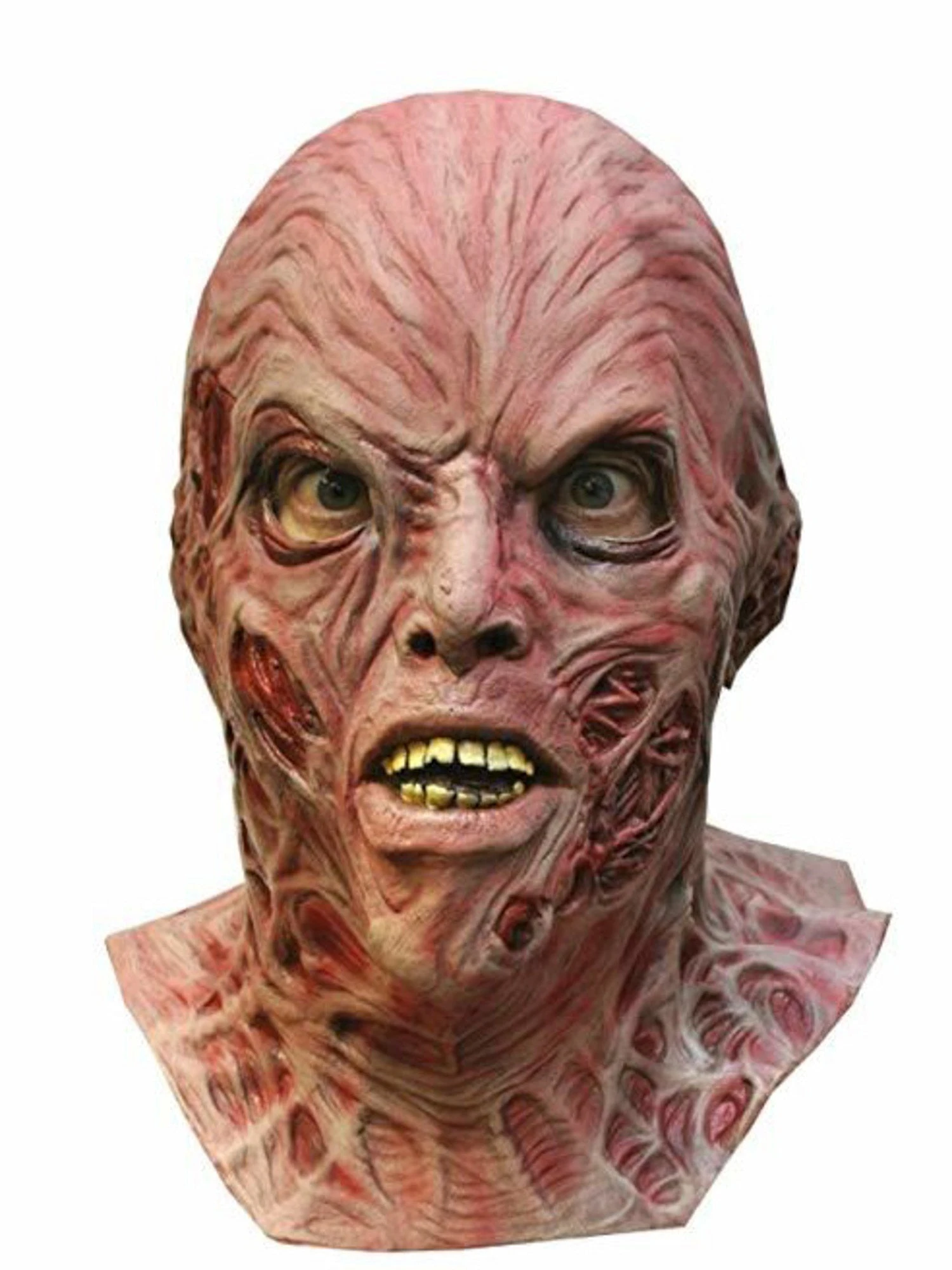 Adult A Nightmare On Elm Street Freddy Krueger Overhead Latex Mask - Super Deluxe 1 Adult A Nightmare On Elm Street Freddy Krueger Overhead Latex Mask - Super Deluxe