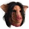 Adult Saw Pig Face Overhead Latex Mask