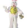 Men's Mascot Easter Bunny Costume With Festive Egg Vest