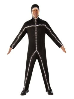 Neon Stick Man Light-Up Costume