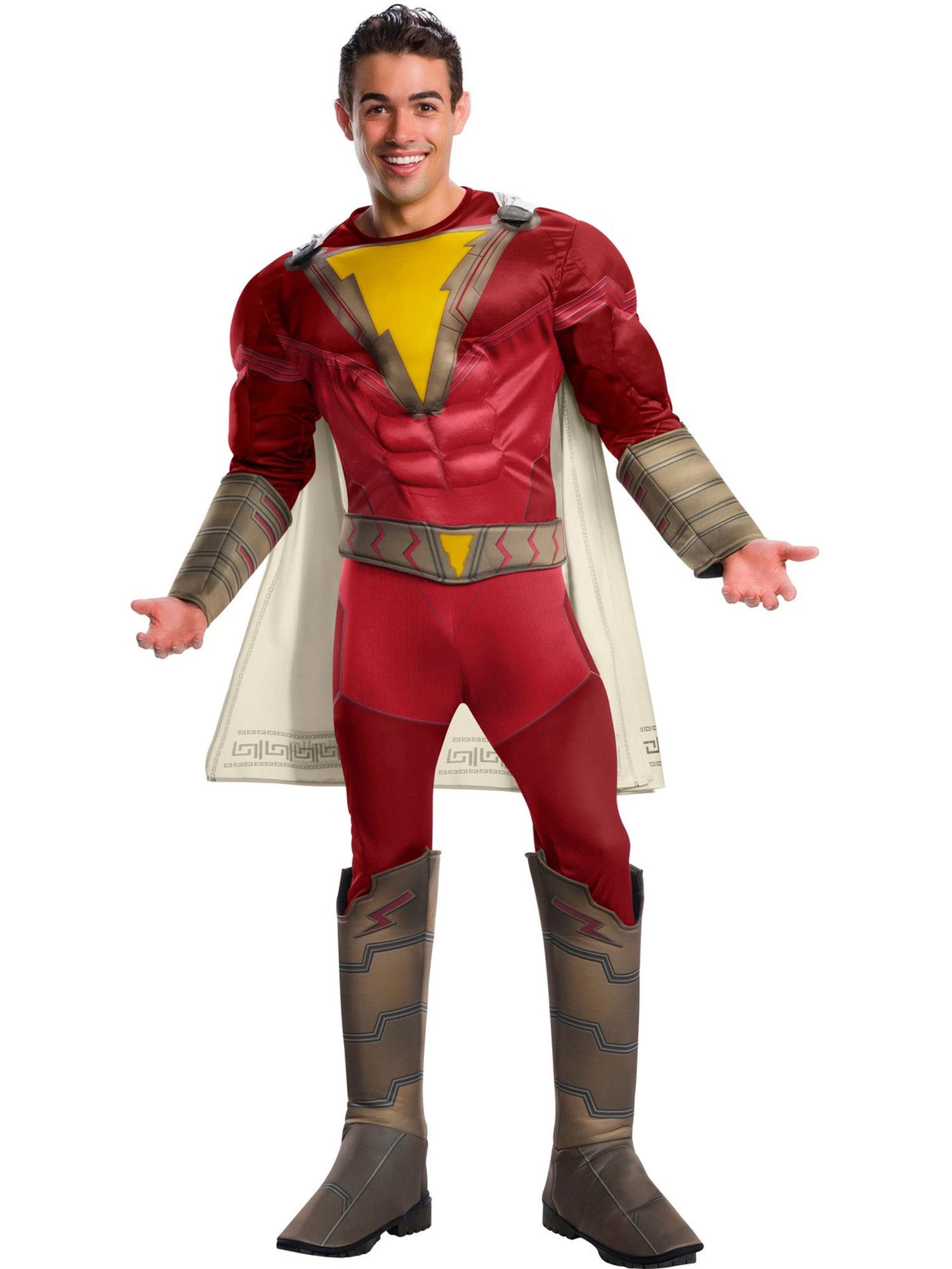 Shazam Deluxe Red Costume Adult 1 Shazam Deluxe Red Costume Adult