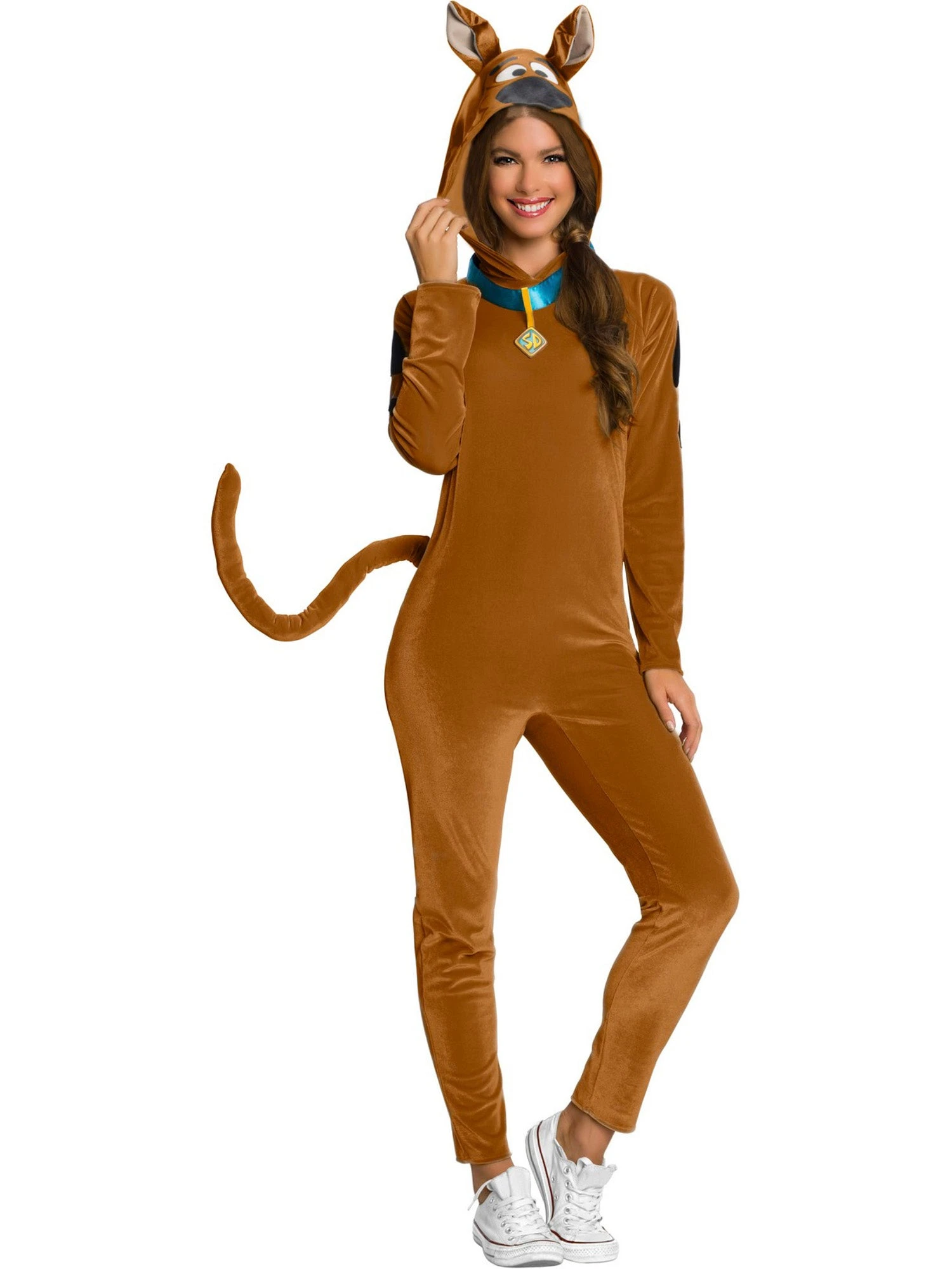 Women's Scooby-Doo Hooded Jumpsuit 1 Women's Scooby-Doo Hooded Jumpsuit