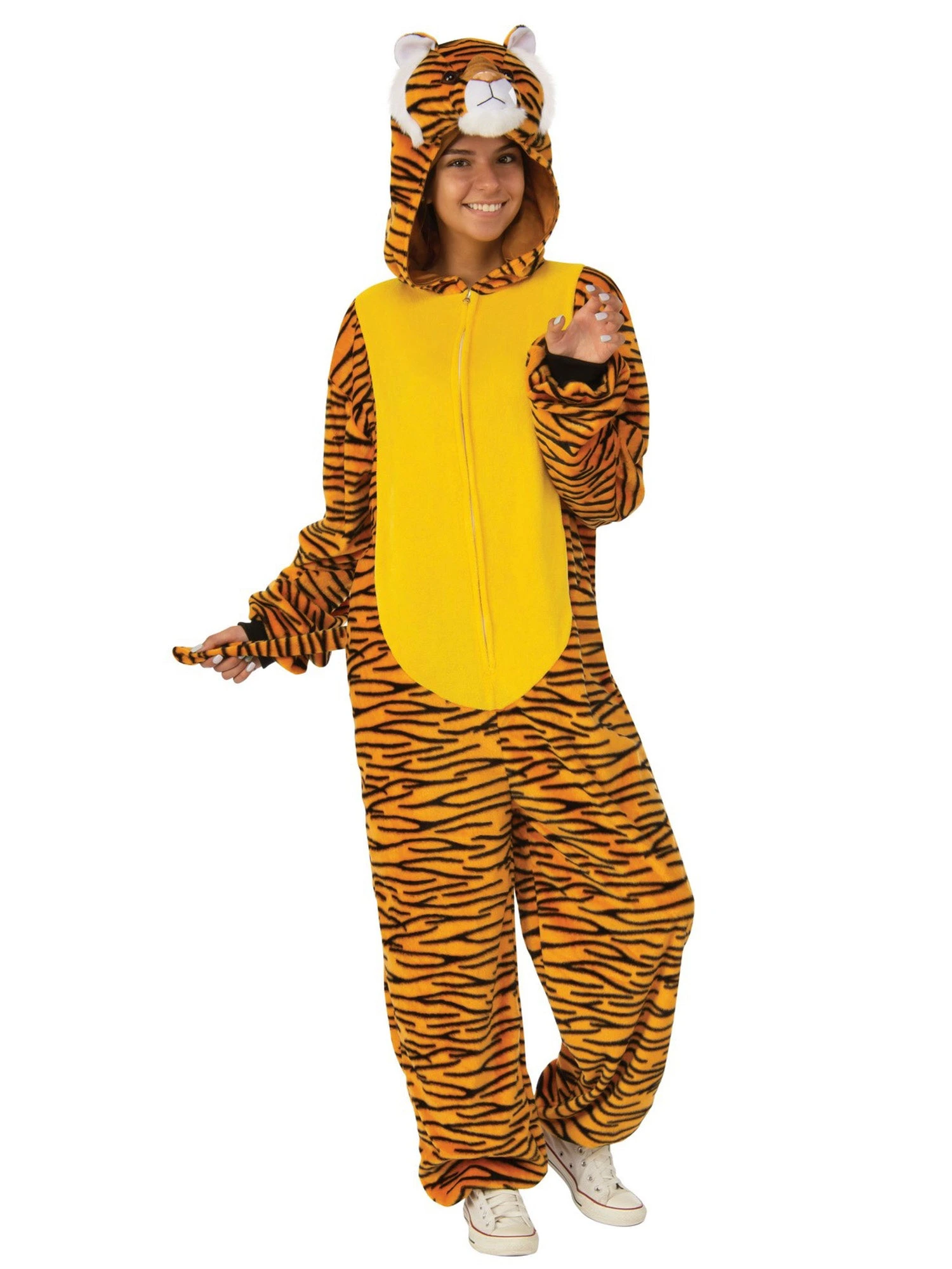 Adult Tiger Zipsters Costume 2 Adult Tiger Zipsters Costume - Image 2