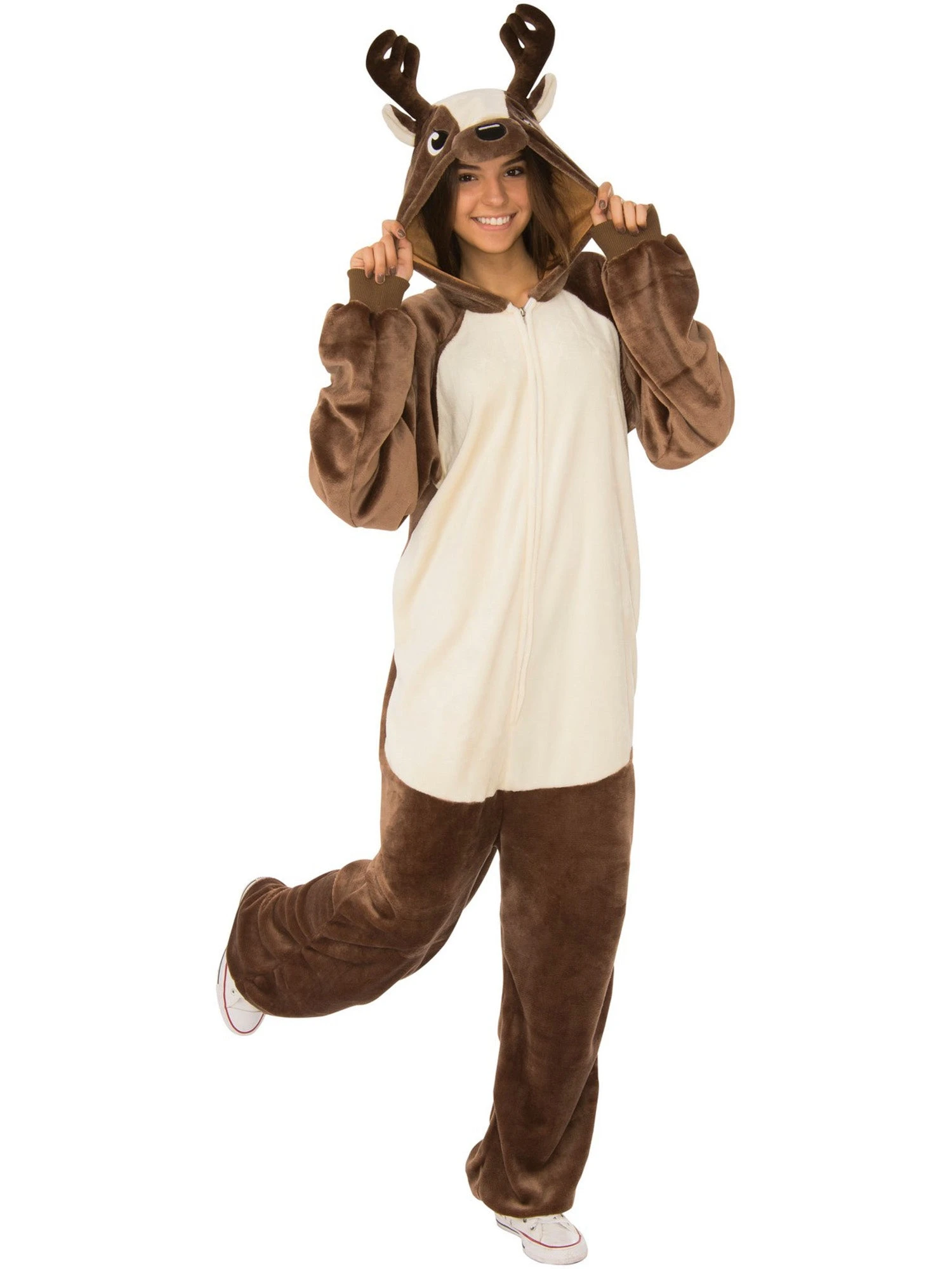 Adult Reindeer Zipsters Costume 1 Adult Reindeer Zipsters Costume