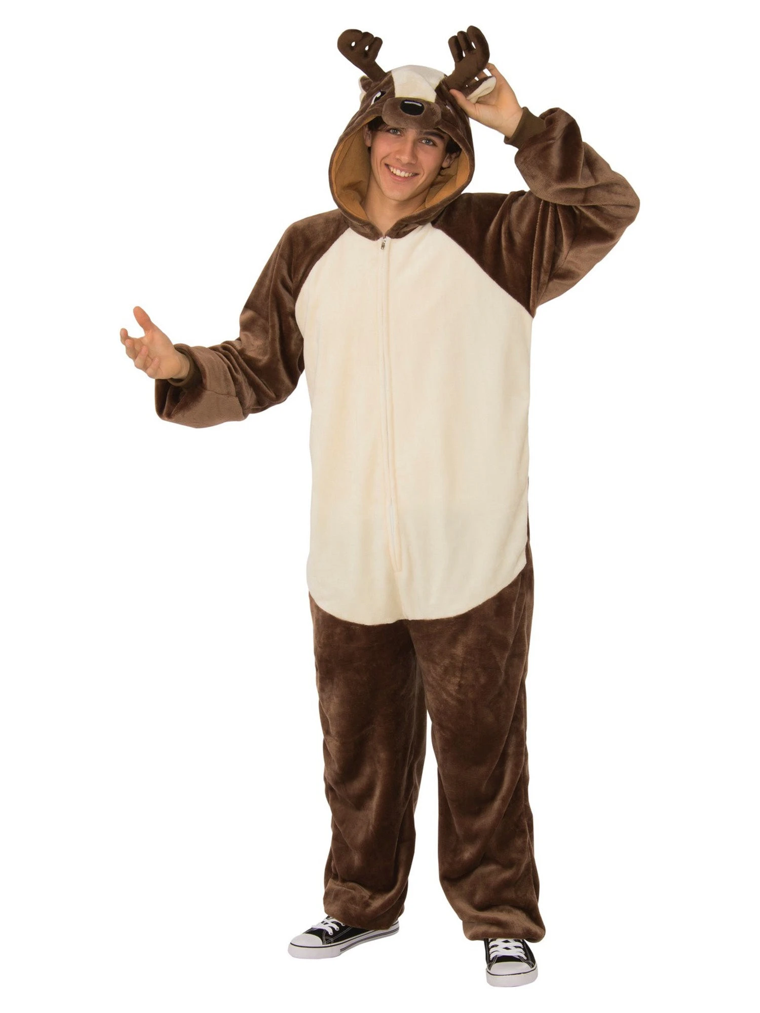 Adult Reindeer Zipsters Costume 2 Adult Reindeer Zipsters Costume - Image 2