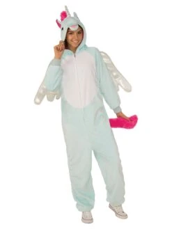 Adult Enchanting Unicorn Pegasus Zipsters Costume