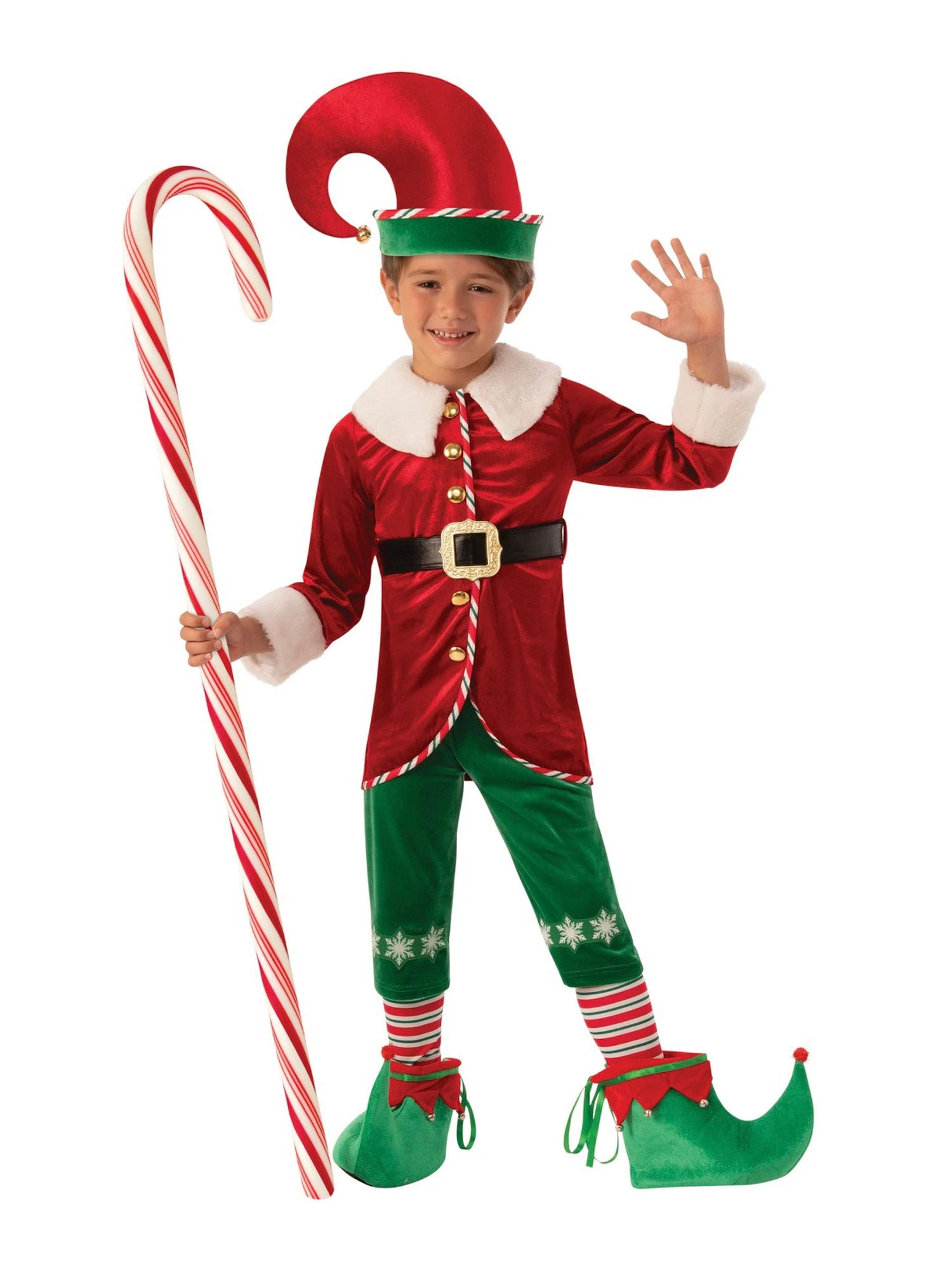 Boys' Little Holiday Elf Costume 1 Boys' Little Holiday Elf Costume