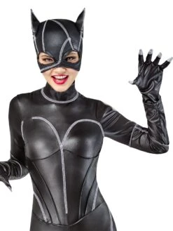 Women's 1990's Batman Catwoman Costume With Mask -Costume Supercenter Store r701594 5