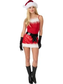 Women's Mean Girls Winter Talent Show Christmas Santa Costume