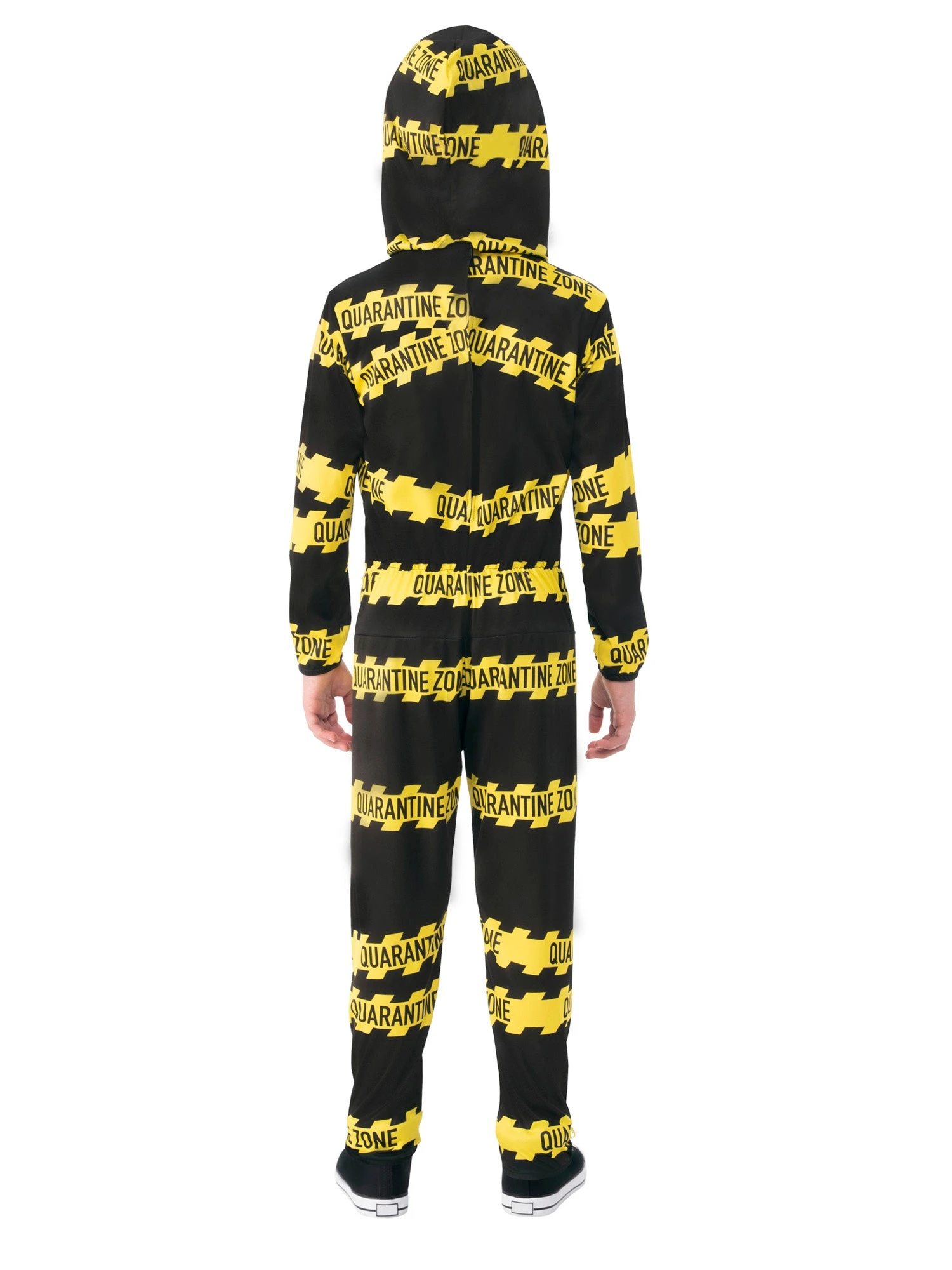 Boys' Masked Biohazard Quarantine Caution Costume 2 Boys' Masked Biohazard Quarantine Caution Costume - Image 2
