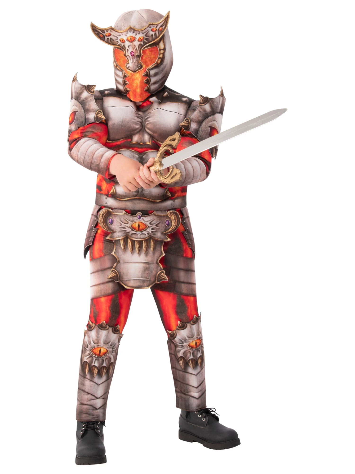 Boys' Demon Knight Warrior Costume 4 Boys' Demon Knight Warrior Costume - Image 4