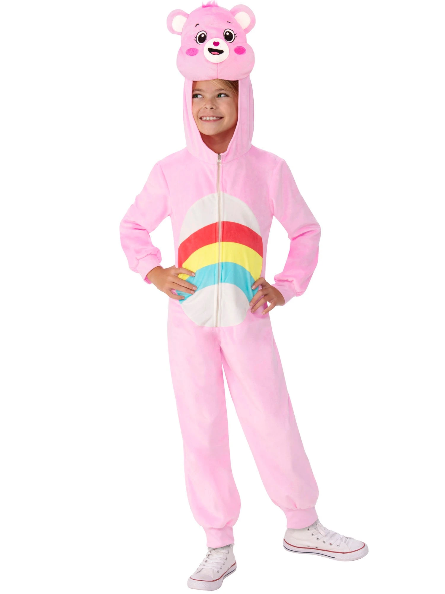 Kids' Care Bears Cheer Bear Zipsters Costume 1 Kids' Care Bears Cheer Bear Zipsters Costume