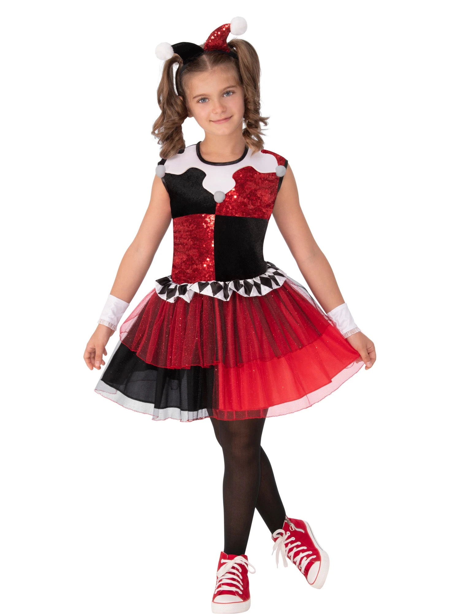 Girls' DC Comics Harley Quinn Tutu Dress 1 Girls' DC Comics Harley Quinn Tutu Dress