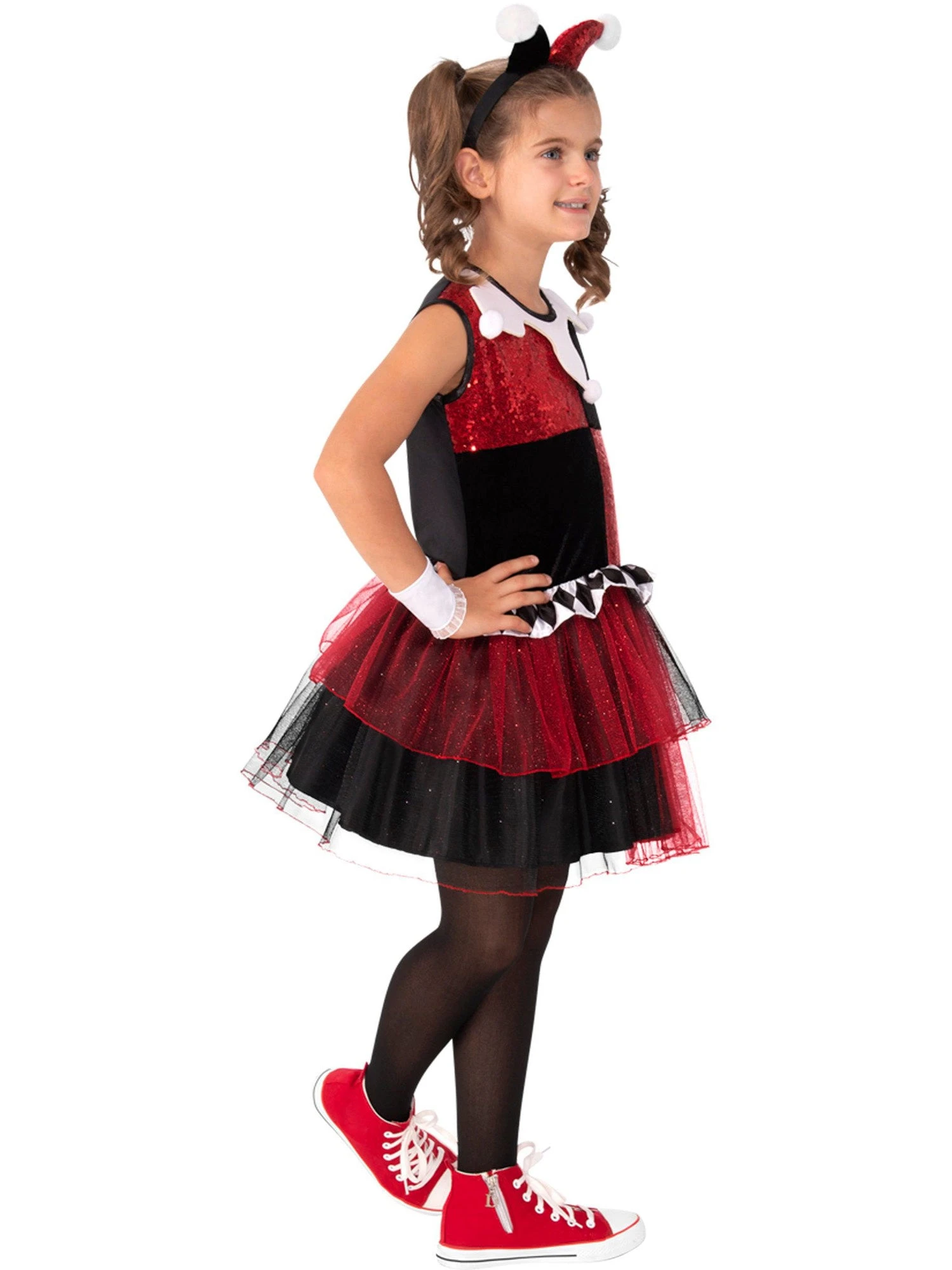 Girls' DC Comics Harley Quinn Tutu Dress 3 Girls' DC Comics Harley Quinn Tutu Dress - Image 3