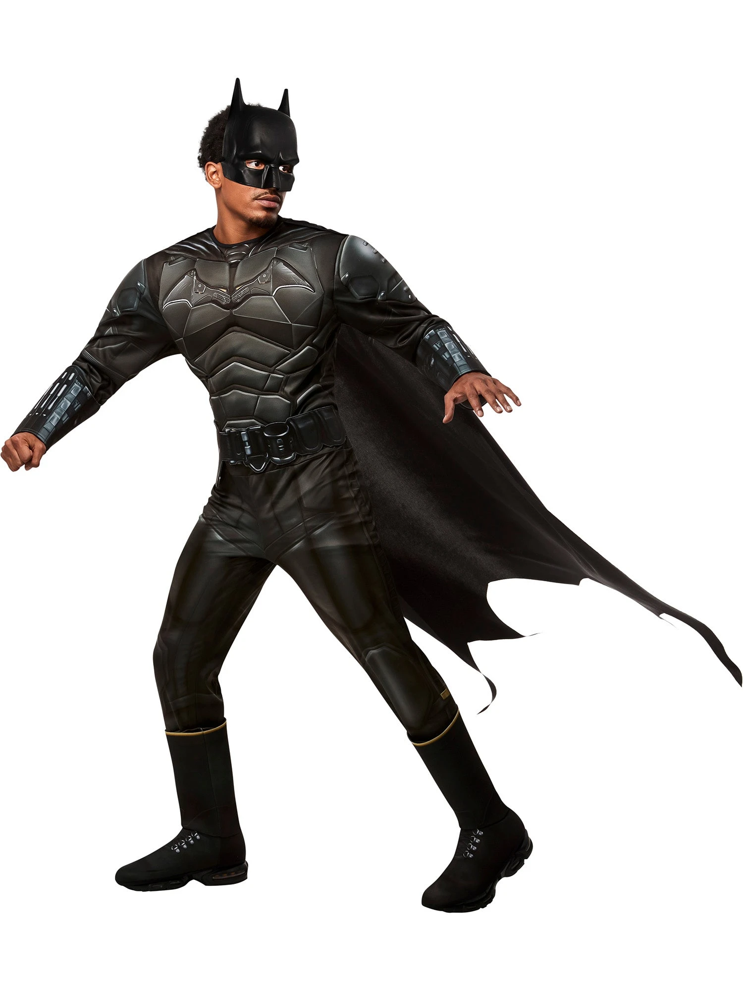 Men's The Batman Muscle Chest Costume - Deluxe 1 Men's The Batman Muscle Chest Costume - Deluxe