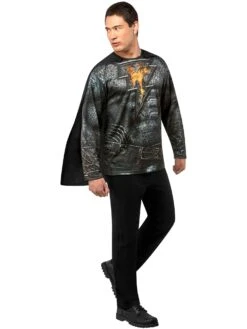 Men's DC Comics Black Adam Top With Cape