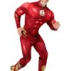 Men's The Flash Movie Flash Muscle Chest Costume - Deluxe