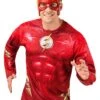 Men's The Flash Movie Top And Mask Set