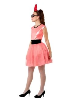 Women's Powerpuff Girls Blossom Costume 5 Women's Powerpuff Girls Blossom Costume -Costume Supercenter Store r703041 3