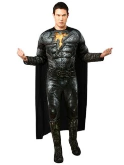Men's DC Comics Black Adam Muscle Chest Costume - Deluxe