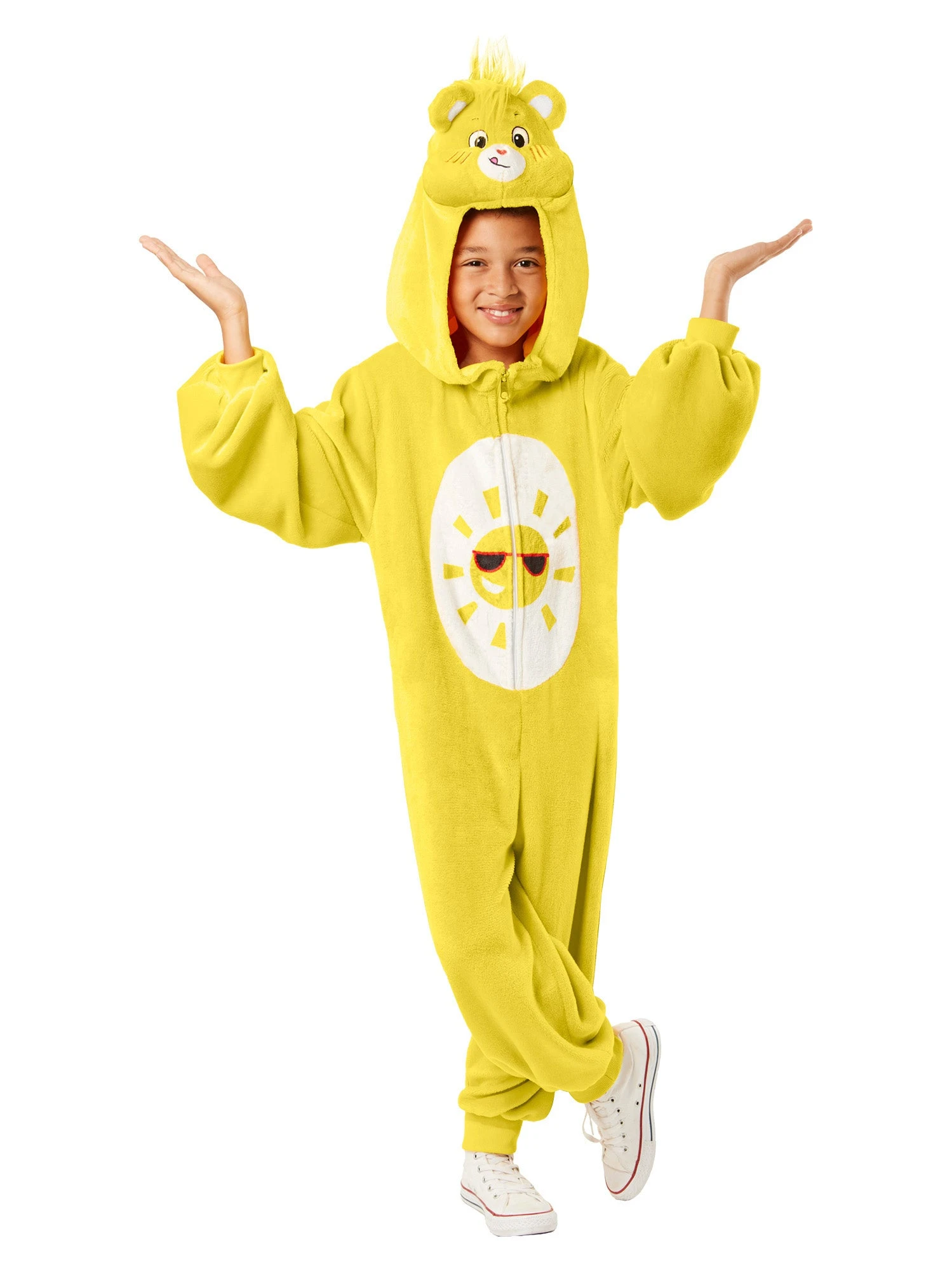 Kids' Care Bears Funshine Bear Zipsters Costume 2 Kids' Care Bears Funshine Bear Zipsters Costume - Image 2