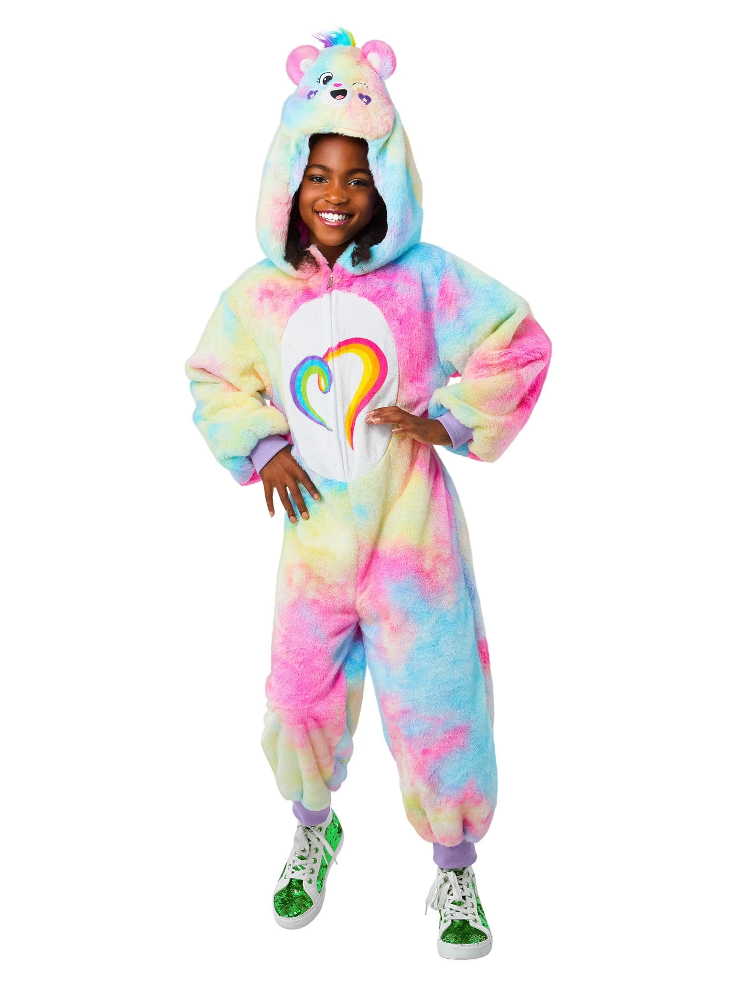 Kids' Care Bears Togetherness Bear Zipsters Costume 1 Kids' Care Bears Togetherness Bear Zipsters Costume