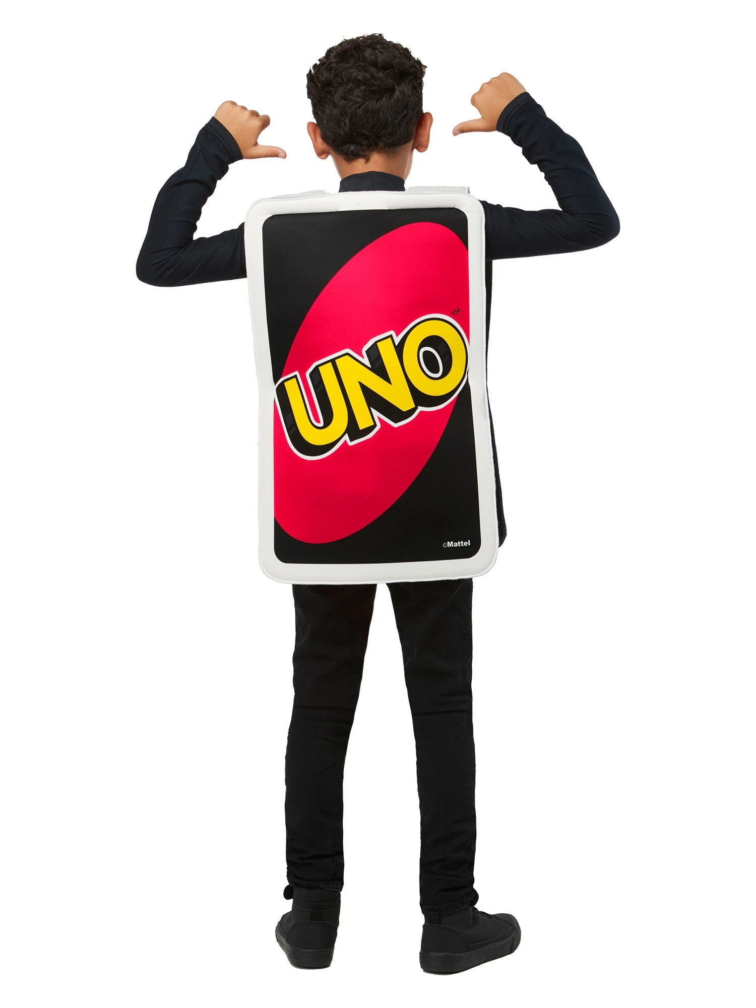 Kids' Mattel Uno Draw Four Card Costume 4 Kids' Mattel Uno Draw Four Card Costume - Image 4