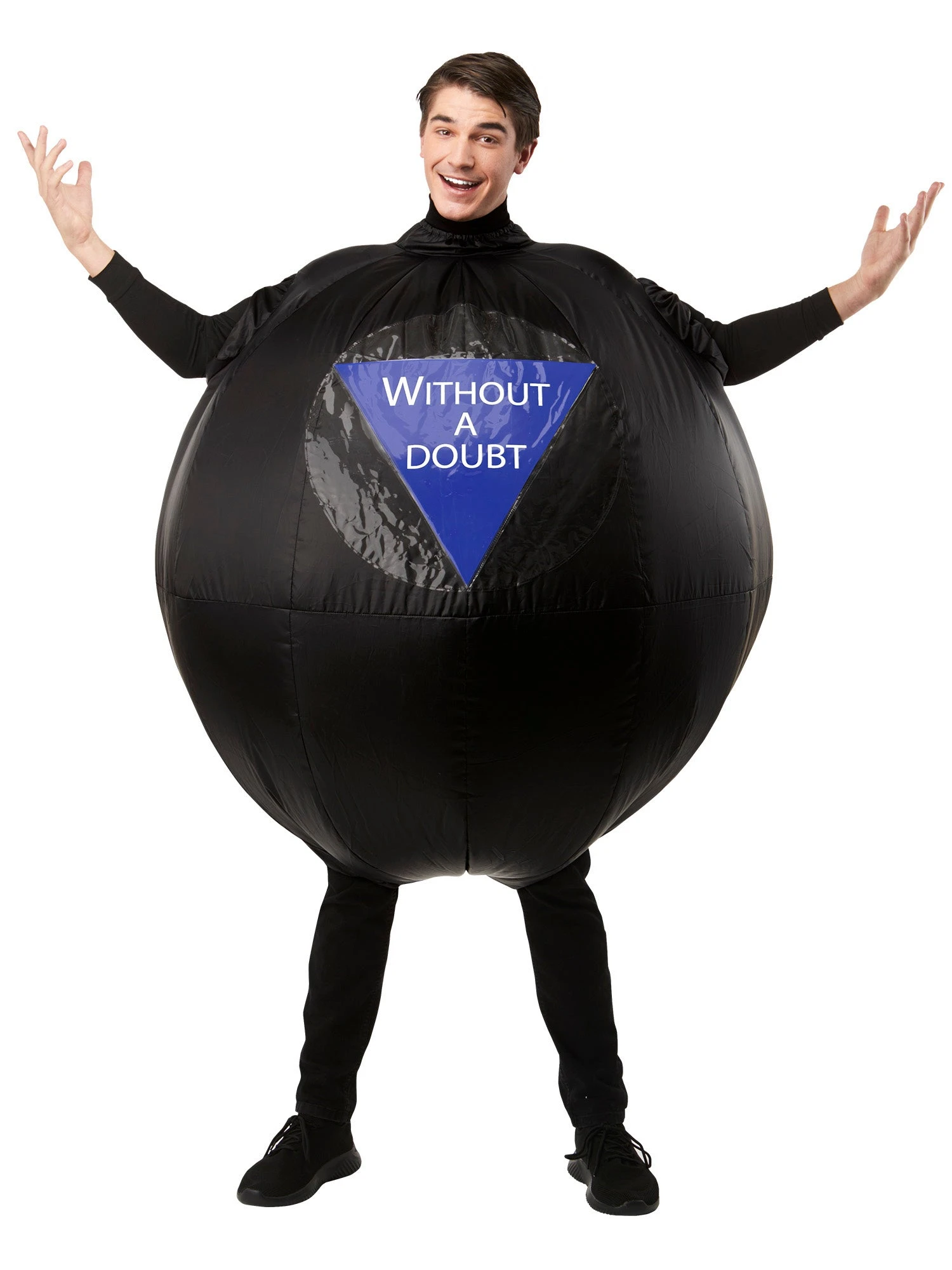 Adult Mattel Games Magic 8-Ball Inflatable Costume 1 Adult Mattel Games Magic 8-Ball Inflatable Costume