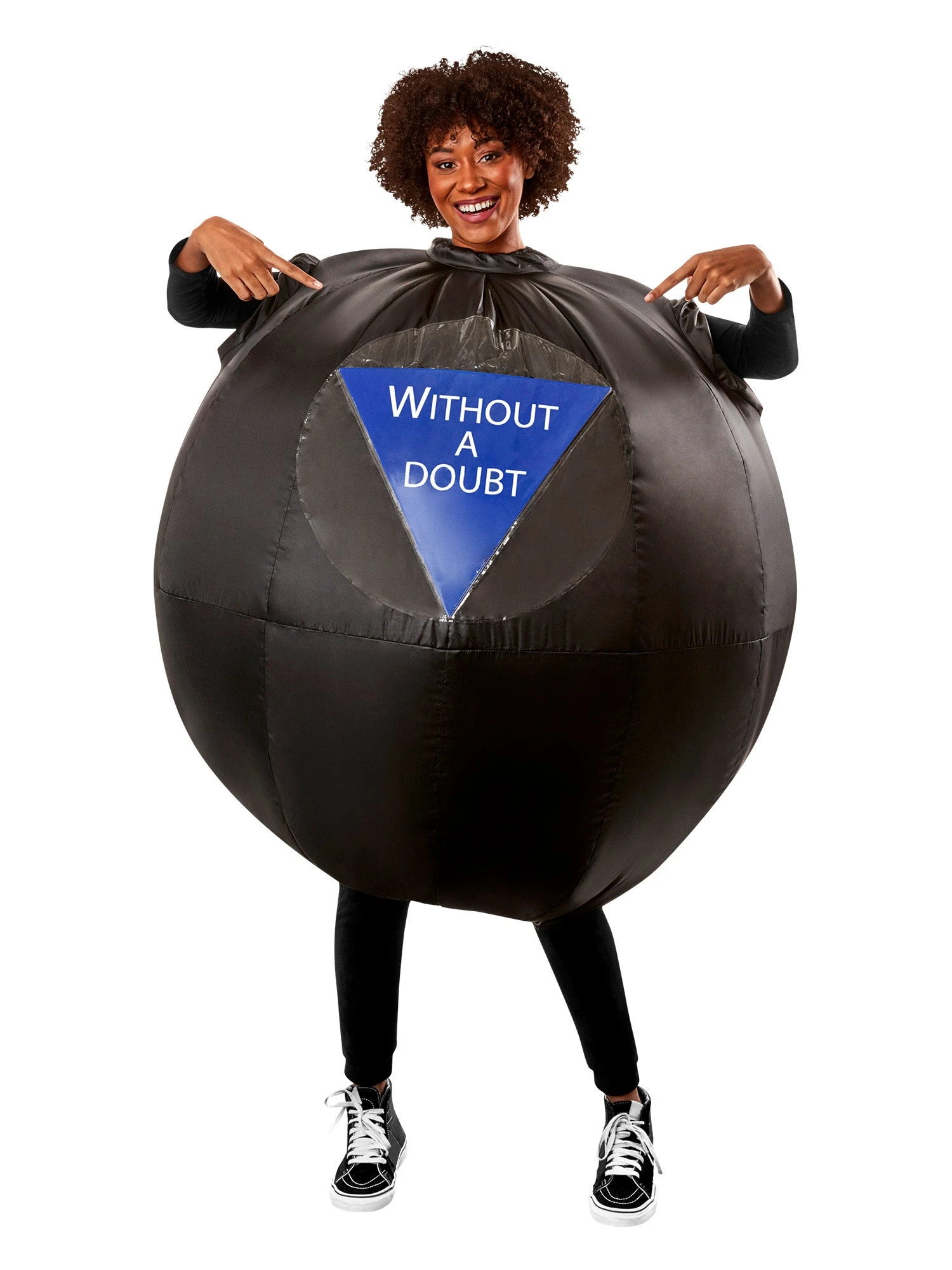 Adult Mattel Games Magic 8-Ball Inflatable Costume 2 Adult Mattel Games Magic 8-Ball Inflatable Costume - Image 2