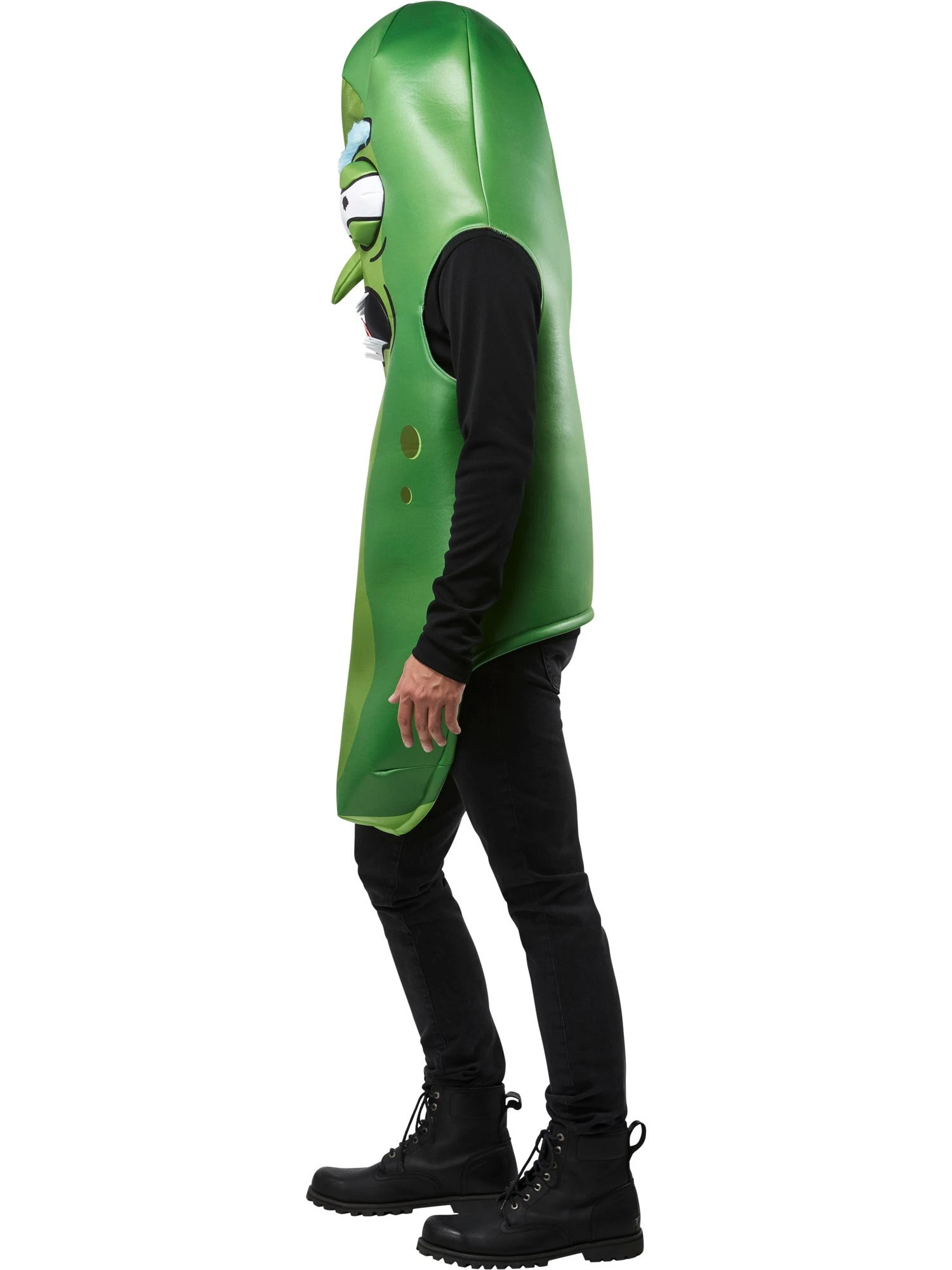 Men's Rick And Morty Pickle Rick Costume 2 Men's Rick And Morty Pickle Rick Costume - Image 2