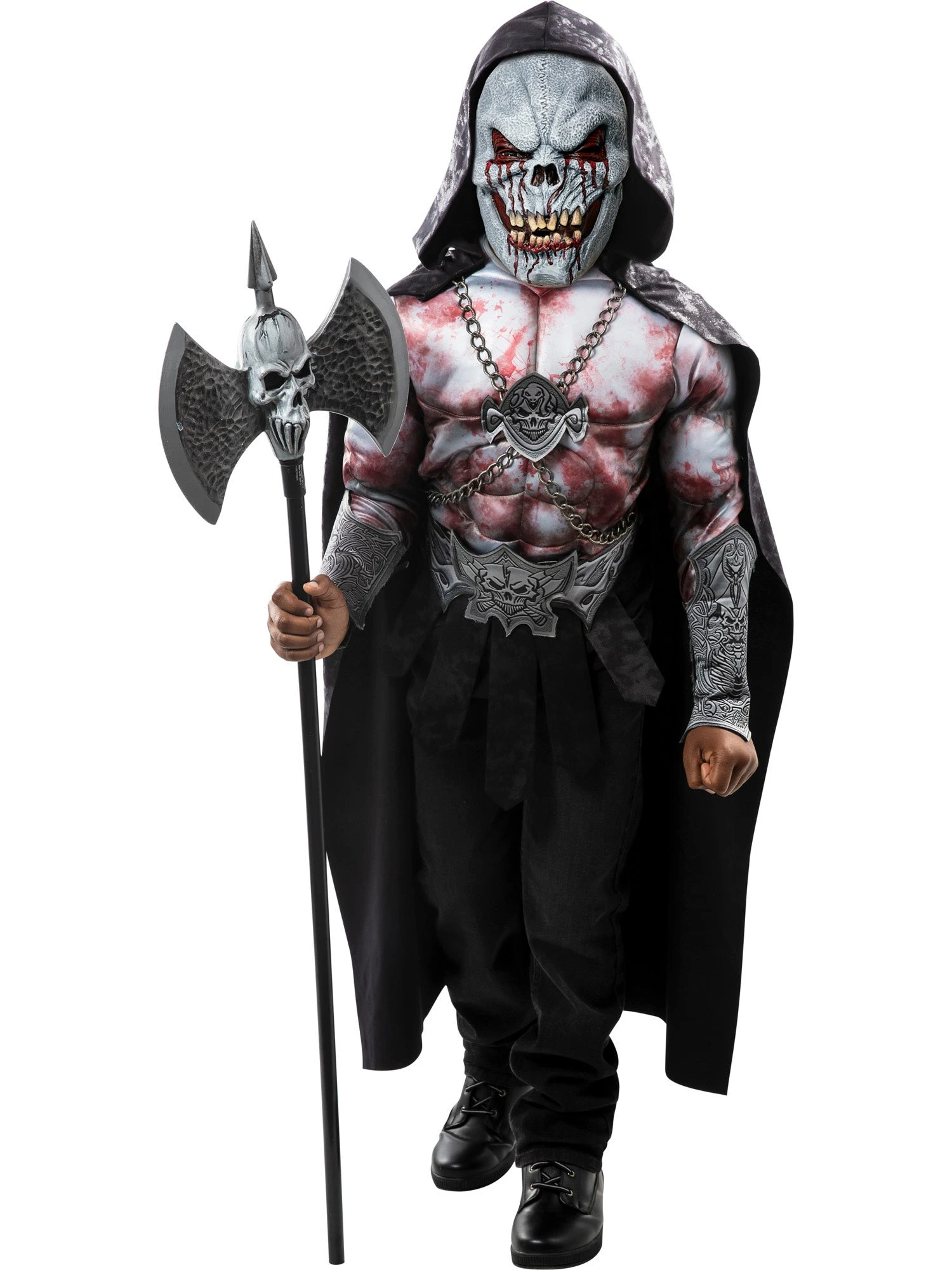 Boys' Skeleton Executioner Costume 1 Boys' Skeleton Executioner Costume