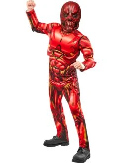 Boys' Light-Up Red Cyborg Costume