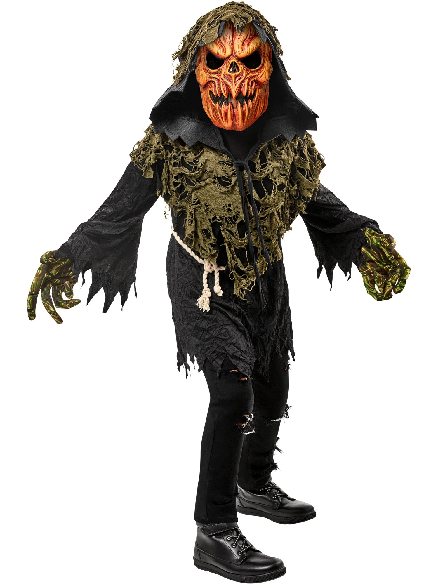 Boys' Pumpkin Ghoul Costume 1 Boys' Pumpkin Ghoul Costume