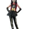 Girls' Circus Ringmaster Skeleton Costume