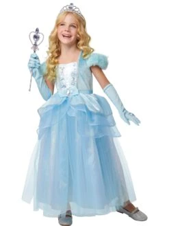 Girls' Frosty Blue Princess Costume