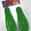 Green Plastic Clown Shoes For Child