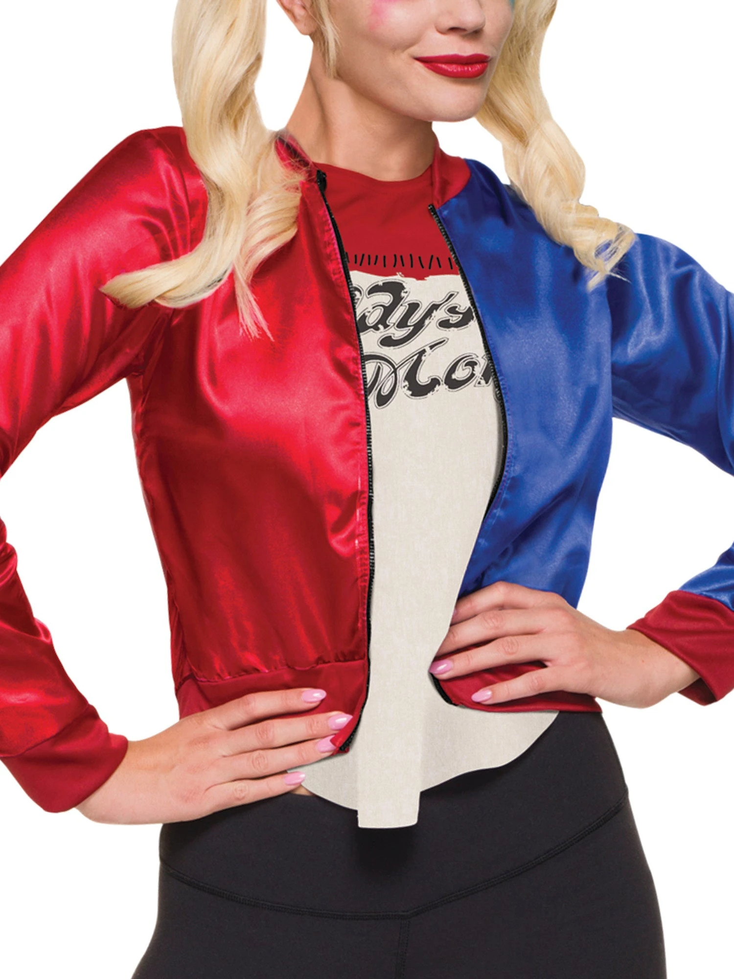 Women's Suicide Squad Harley Quinn Jacket With Shirt 4 Women's Suicide Squad Harley Quinn Jacket With Shirt - Image 4