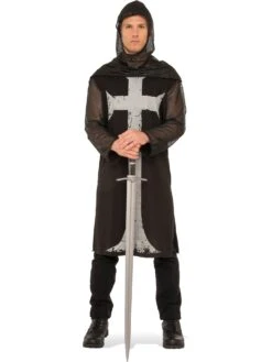 Men's Gothic Dark Knight Hooded Tunic