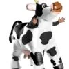 Adult Moo Moo The Grazing Inflatable Cow Costume