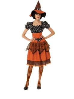 Polka Dot Witch Costume For Women