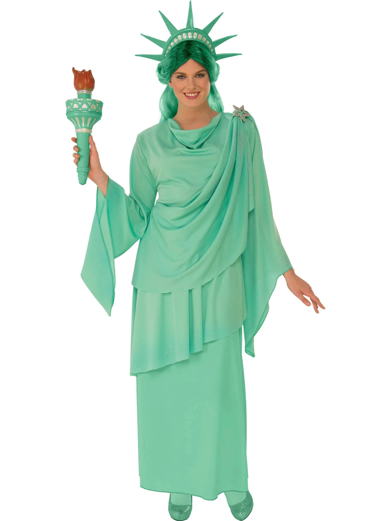 Women's Statue Of Liberty Costume - Deluxe 1 Women's Statue Of Liberty Costume - Deluxe