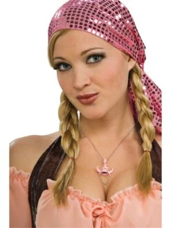 Adult Pink Viking Necklace Accessory