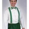 Adult Green Clown Suspenders Accessory